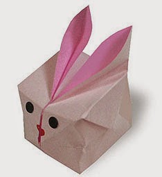 Balloon Rabbit - Easy Origami instructions For Kids