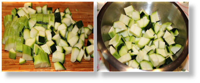 TORTILLA DE PATATAS CON PIMIENTO Y CALABACÍN (Mª JOSÉ) {TURECETA EN MIS FOGONES}PASO A PASO
