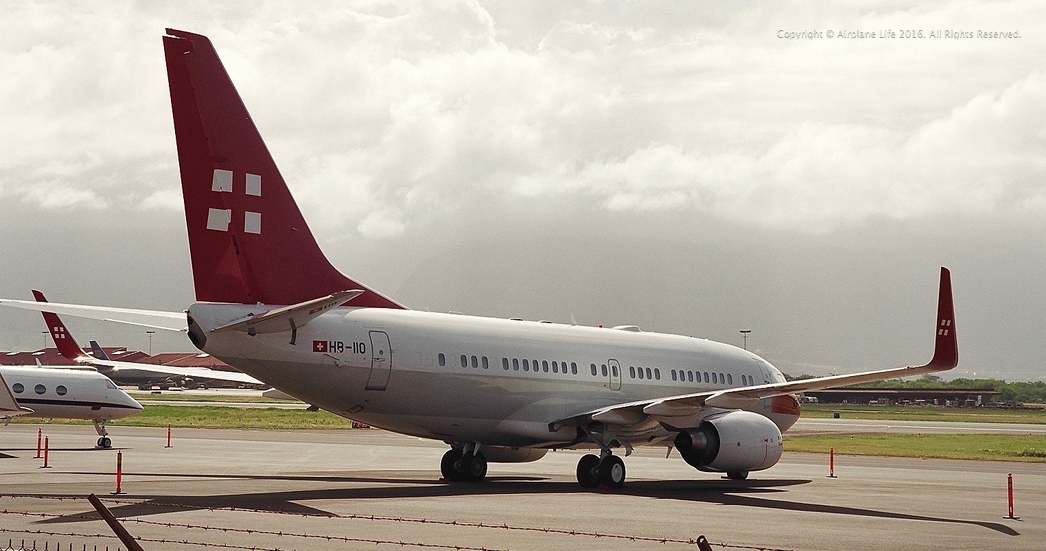 Airplane Life: HB-IIO PrivatAir Swiss BBJ