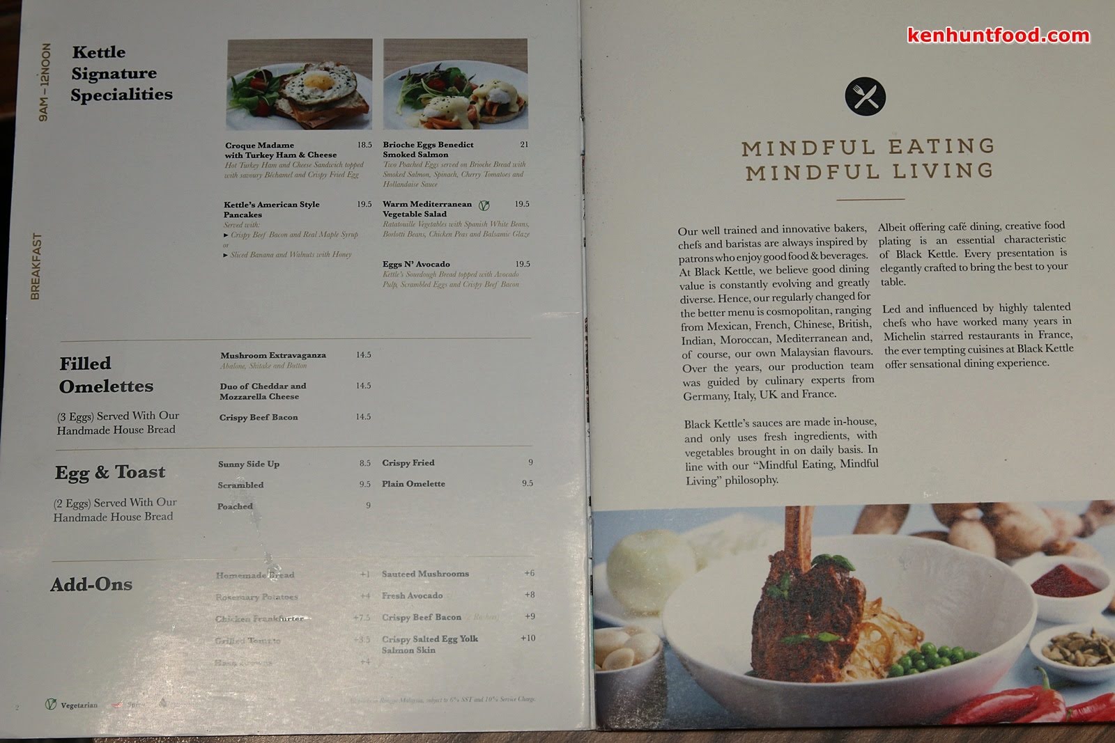 KEN HUNTS FOOD Black Kettle Launches New Food Menu Penang.