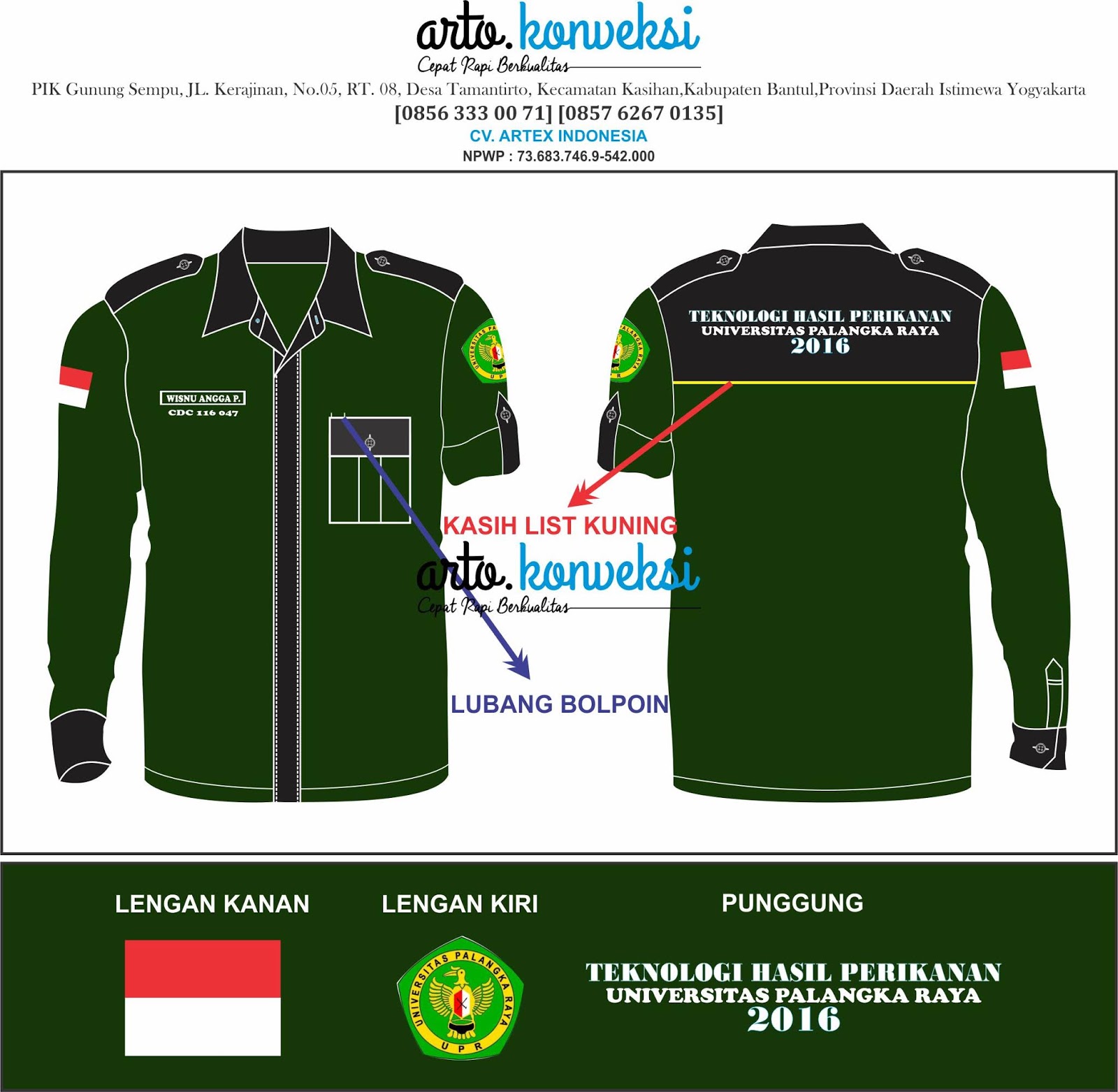 50+ Desain Baju PDH Organisasi 08563330071 Jasa