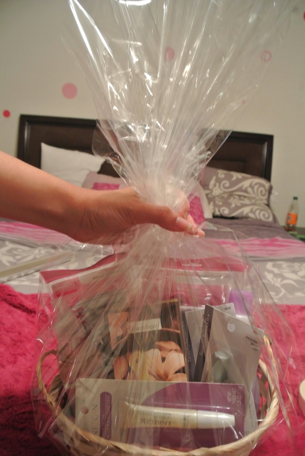 Lifestyle Inspirations DIY mani/pedi gift basket it's super cheap!