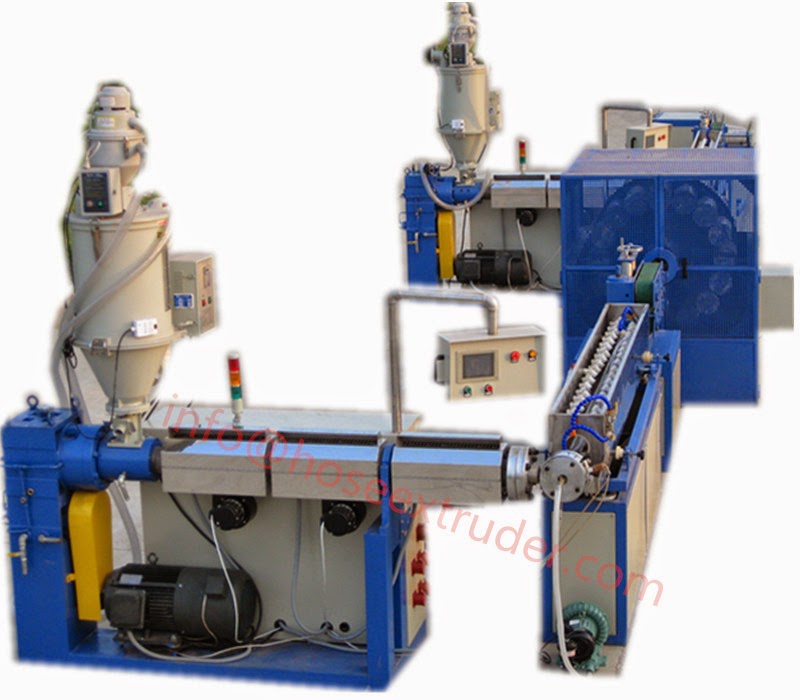 PVC Fiber Hose Extrusion Machine TPU Fiber Reinforced Hose Extrusion