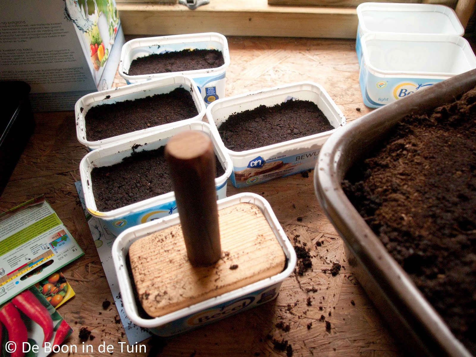 voorzaaien moestuin maart volkstuin