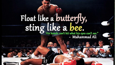 Boxer Mohammad Ali Style