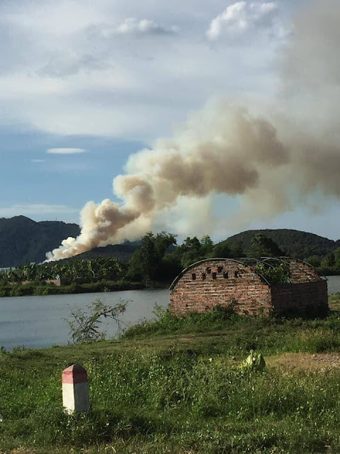 Cháy rừng tại Sóc Sơn, Hà Nội gây thiệt hại hơn 1ha rừng