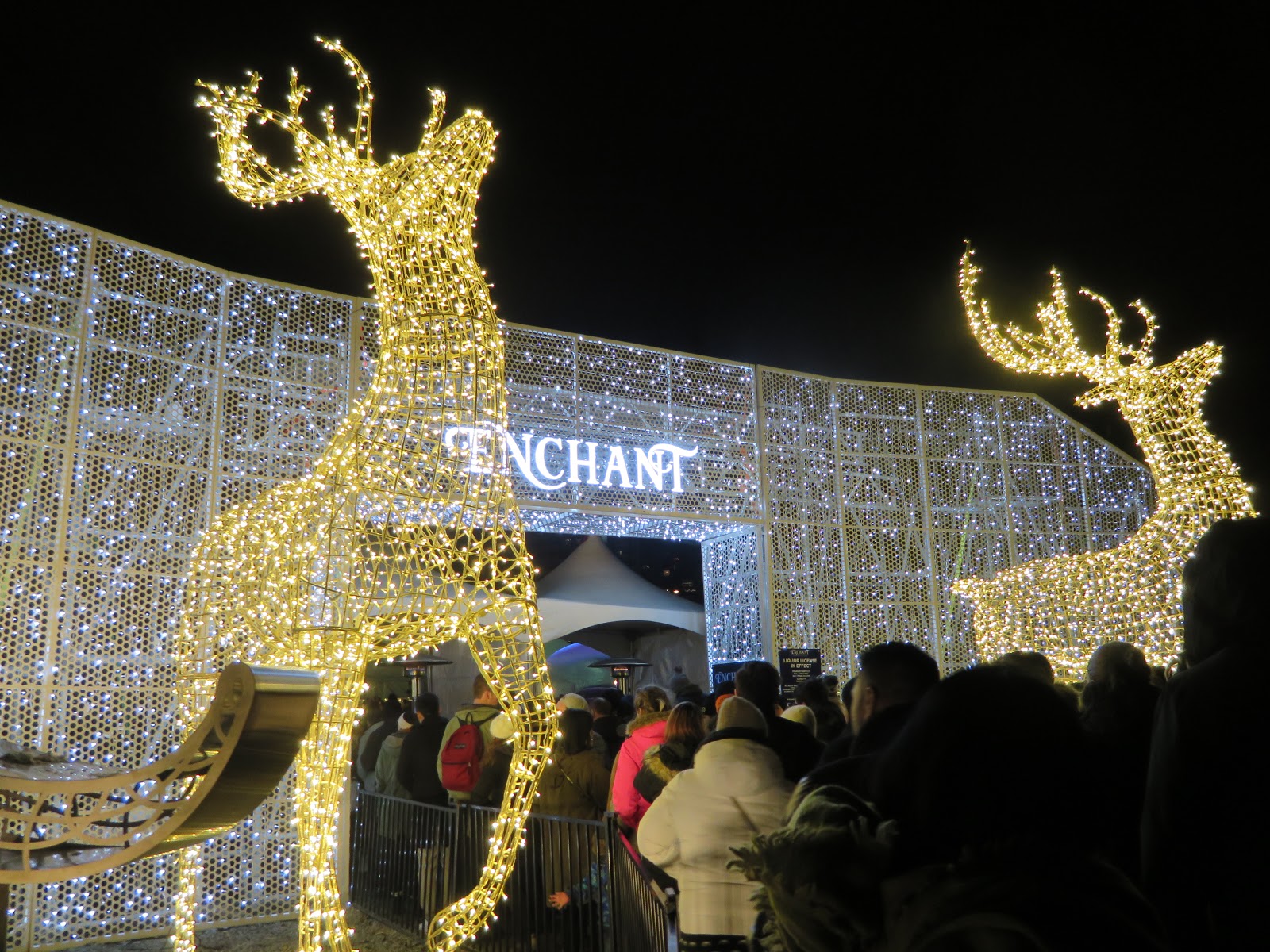 Enchant Christmas Light Maze and Market Vancouver, Canada chichicho