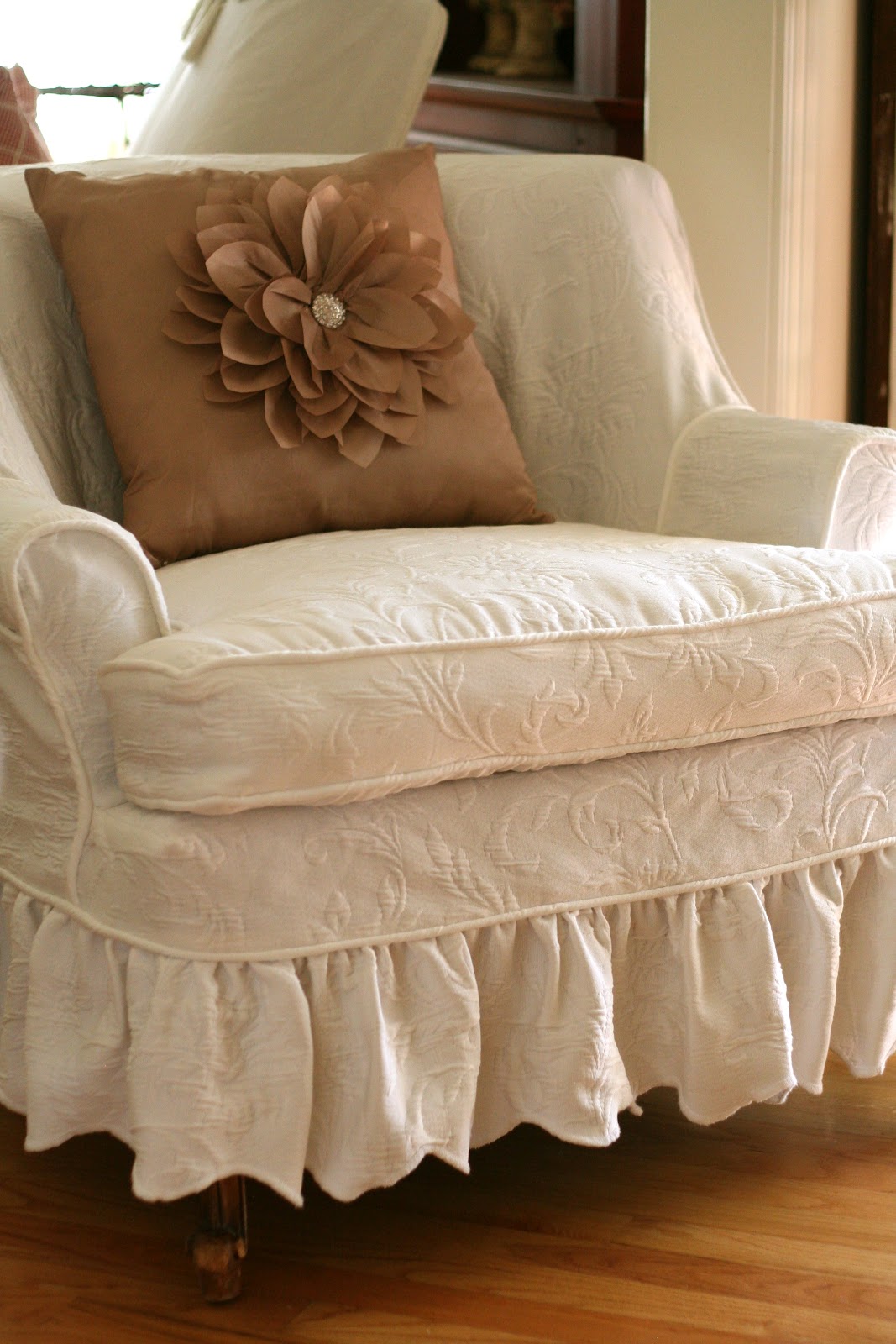 Custom Slipcovers by Shelley Matelesse Bedspread Slipcover