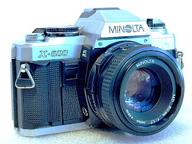 Minolta X-500, Front left