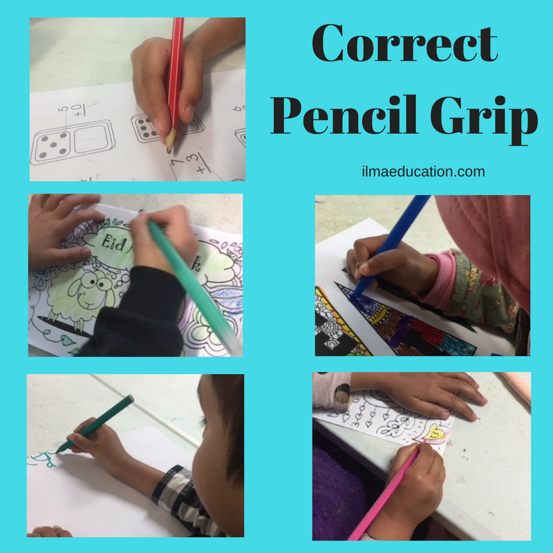 ILMA Education Correct Pencil Grip for Writing and Drawing