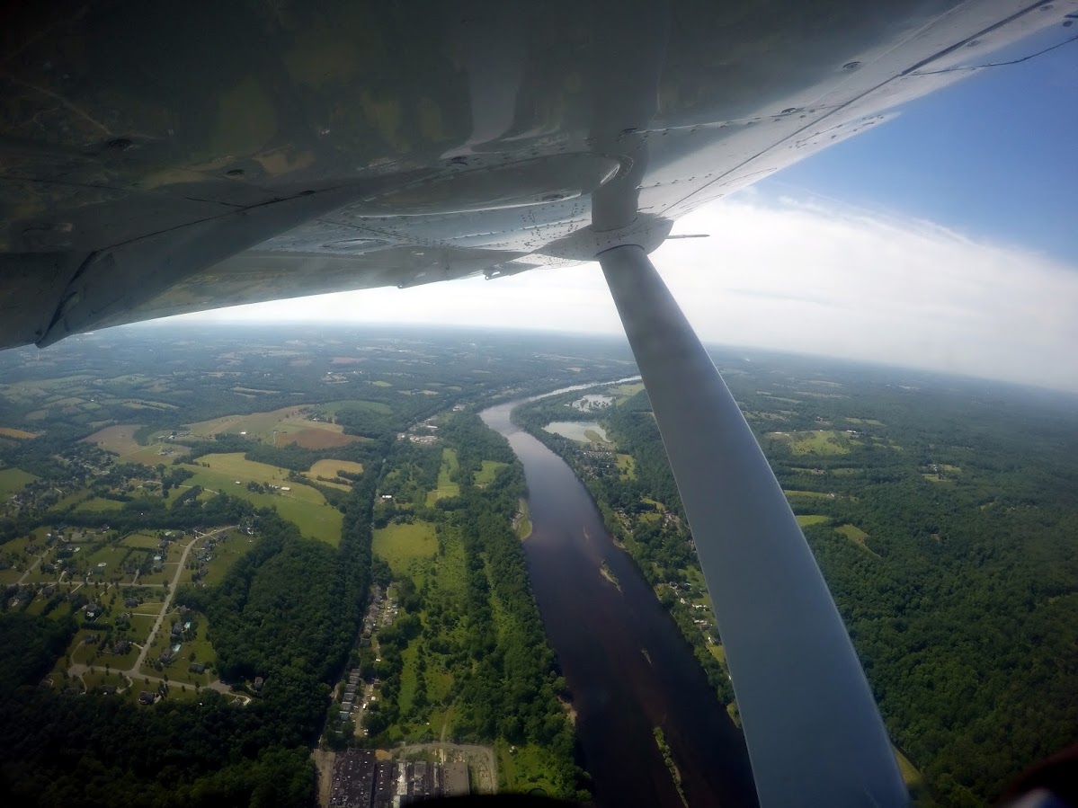 View from the plane