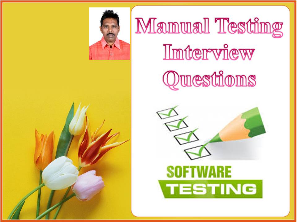 manual testing interview questions