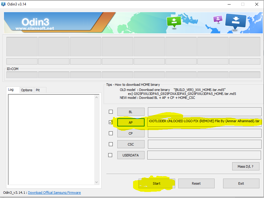 Bootloader Unlock Logo Remove Files A515F/FN