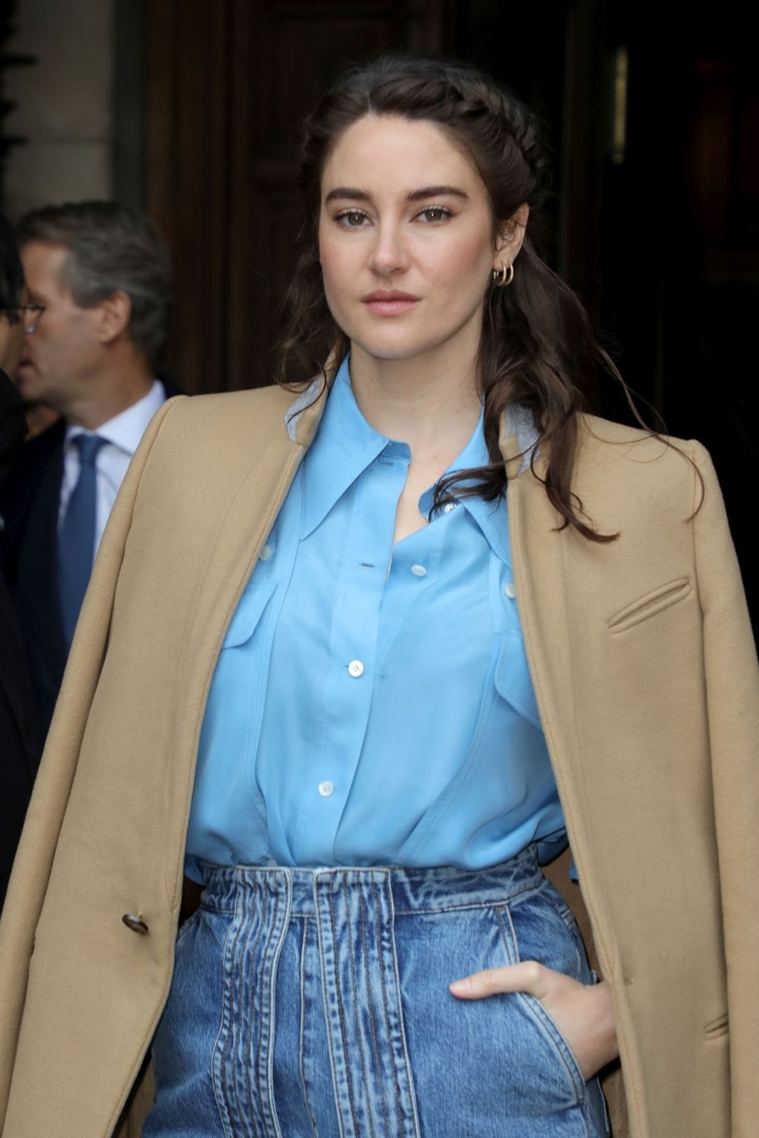 Shailene Woodley Arrives at Stella McCartney Fashion Show in Paris 2