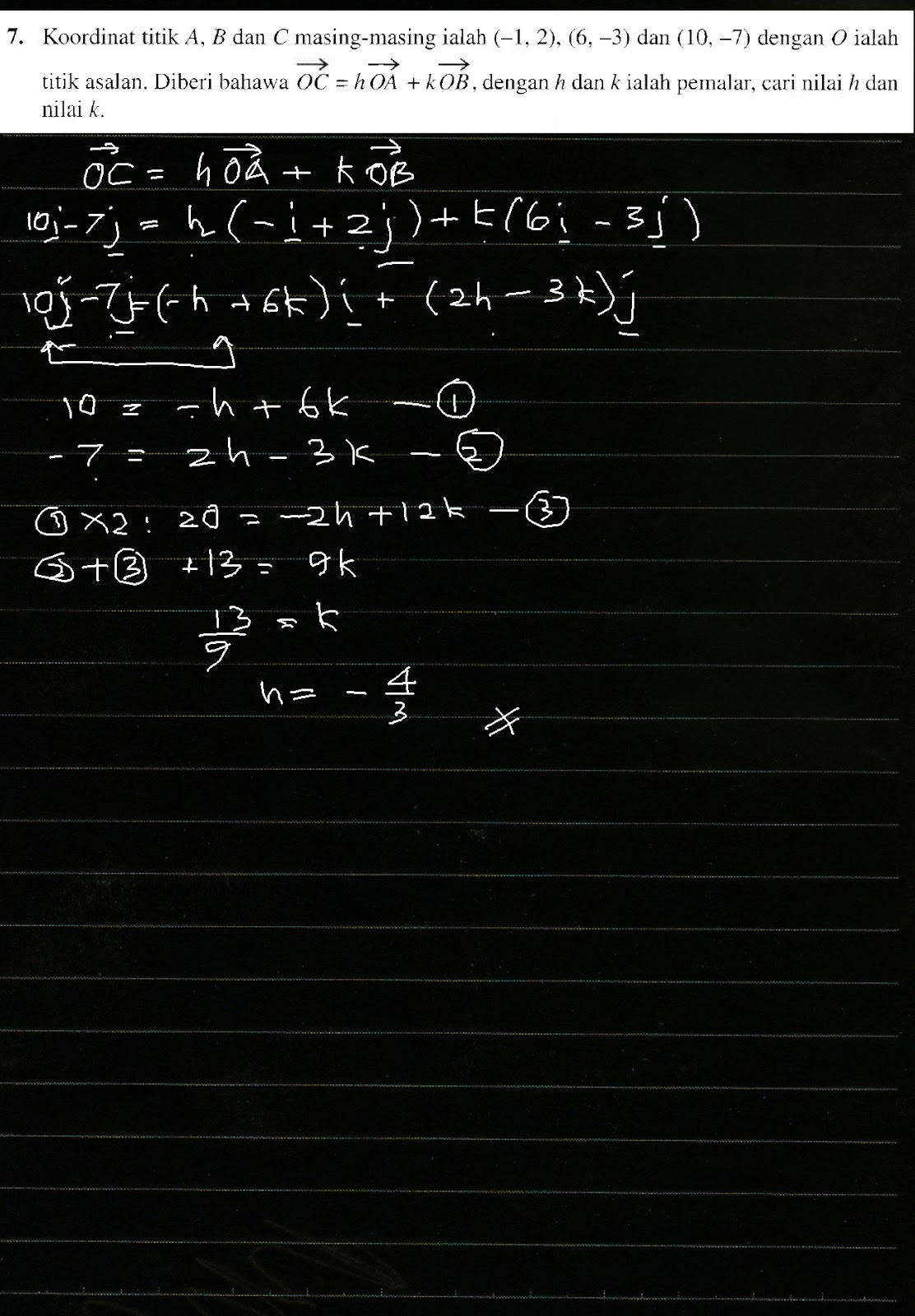 Cikgu Azman: Bab 4 Vektor Matematik Tambahan Tingkatan 5