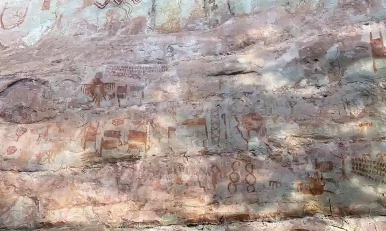 Discovery of Inscriptions on Northern edge of the Amazon River depicts giant Ice Age creatures