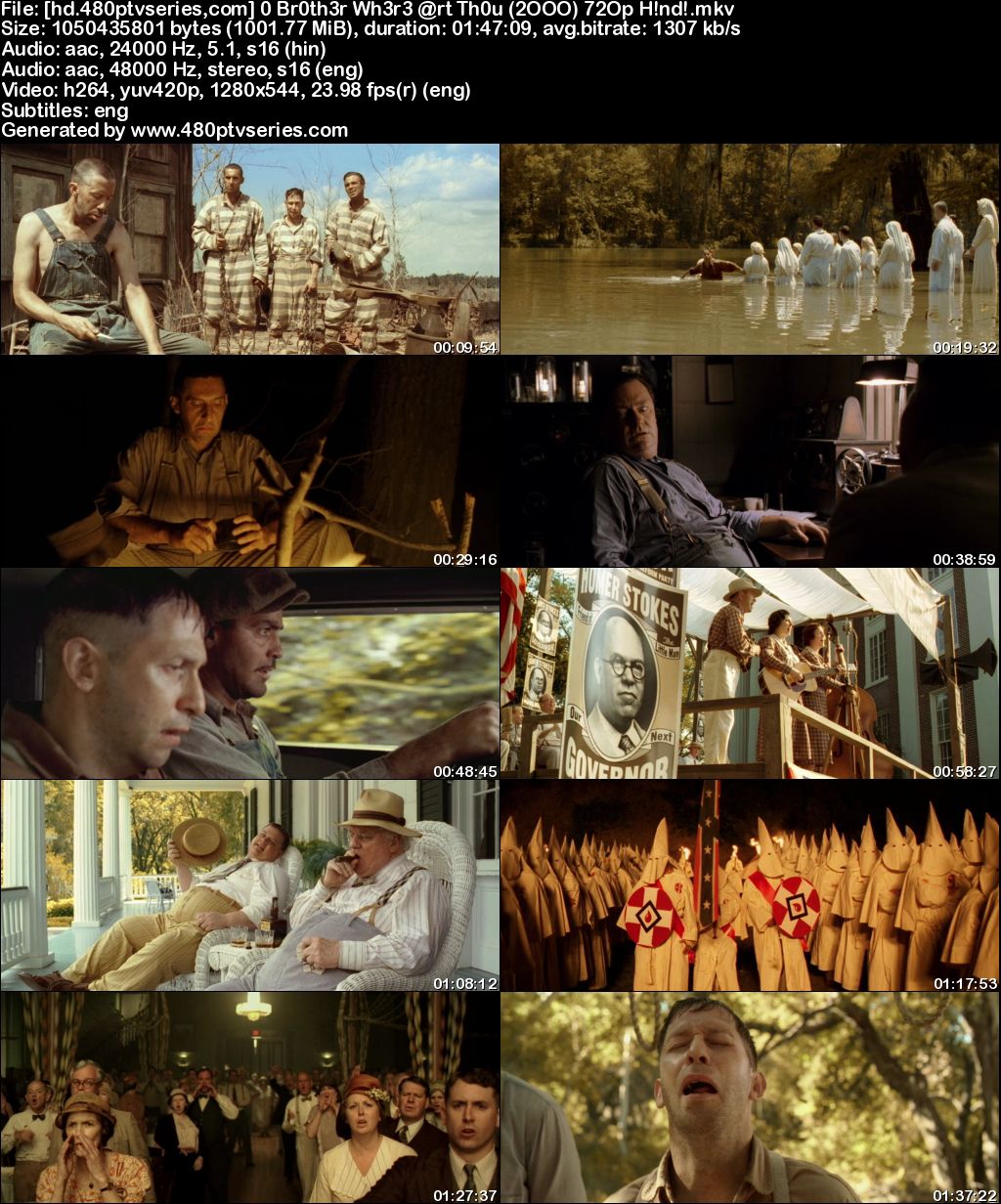 Download O Brother Where Art Thou? (2000) 1GB Full Hindi Dual Audio Movie Download 720p Bluray Free Watch Online Full Movie Download Worldfree4u 9xmovies