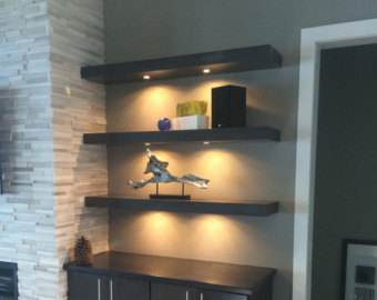 shelf lighting amazing light string decorative lights shelves idea decor