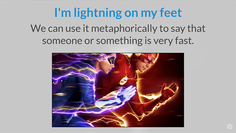 Penjelasan Lightning On My Feet