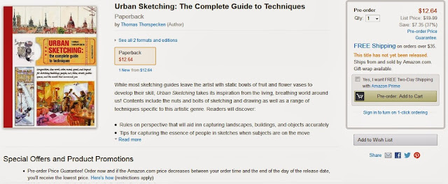 http://www.amazon.com/Urban-Sketching-Complete-Guide-Techniques/dp/1438003412/ref=sr_1_2?s=books&ie=UTF8&qid=1383680475&sr=1-2&keywords=Urban+Sketching+the+complete+guide+to+techniques