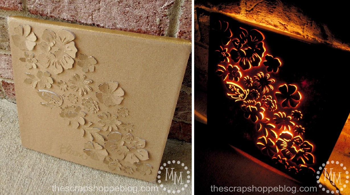 Backlit Canvas Art The Scrap Shoppe