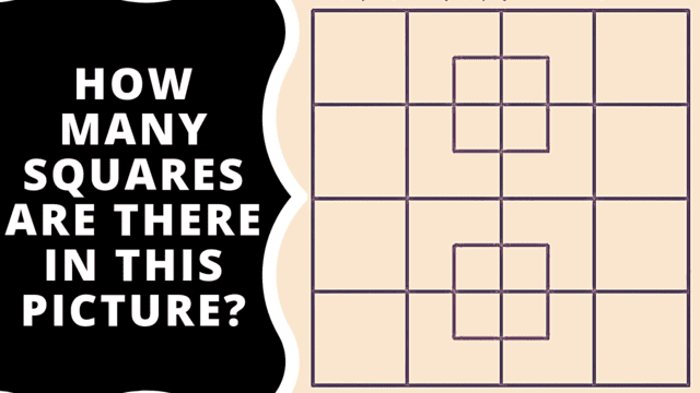 Square Counting Puzzle: Test Your Visual Skills