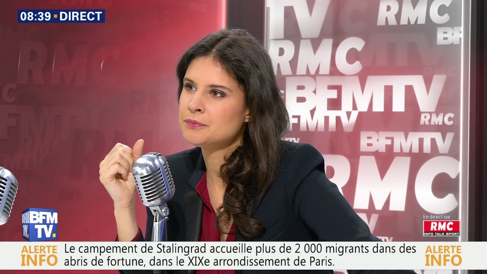 APOLLINE DE MALHERBE apollineWakeUp pour BourdinDirect ce matin
