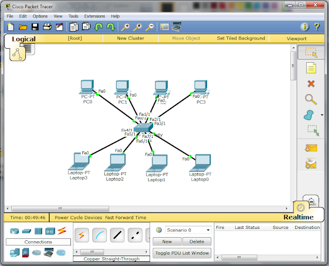 Cara Membuat Jaringan LAN Menggunakan Cisco Packet Tracer,