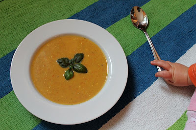 Zupa marchwiano-ziemniaczana z serkiem topionym