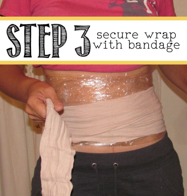 DIY Body Wrap Lose up to 1 inch over night!