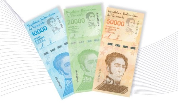 Aviso Oficial BCV: Tres nuevos billetes se incorporan al actual Cono Monetario Aviso Oficial BCV: Tres nuevos billetes se incorporan al actual Cono Monetario