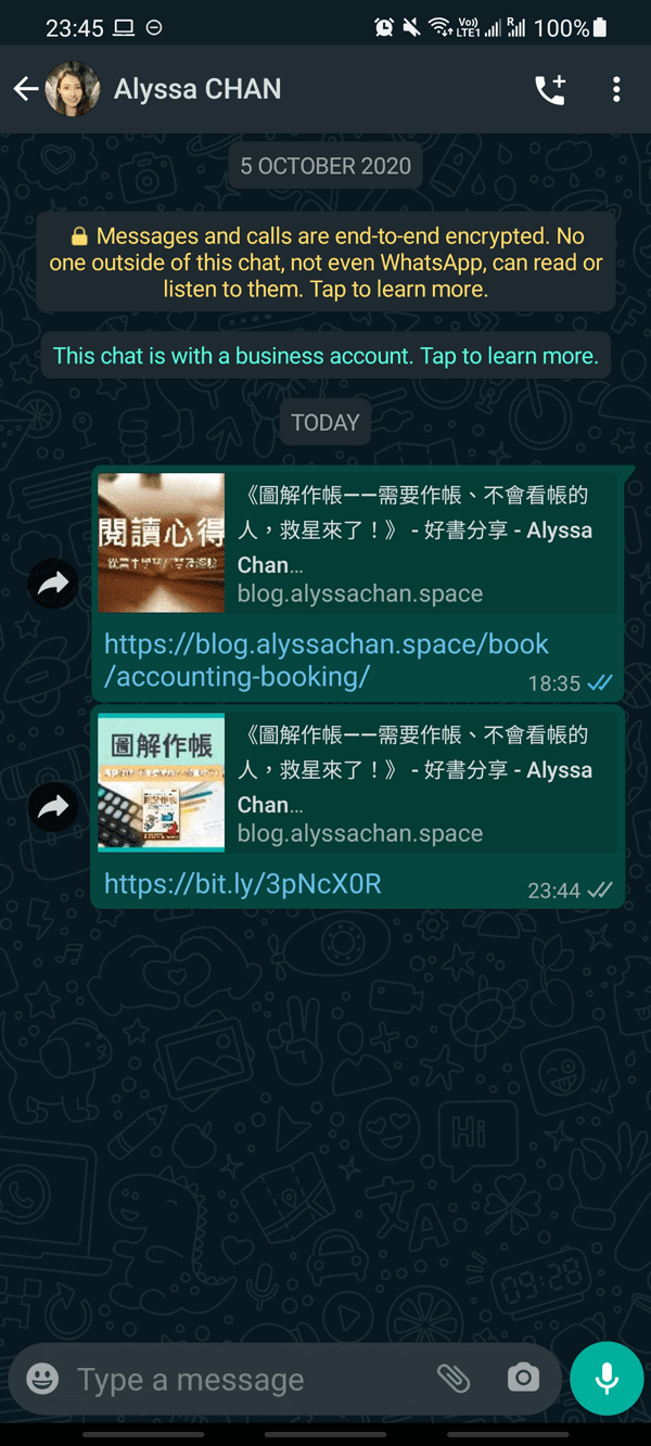 用短網址讓WhatsApp更新連結預覽
