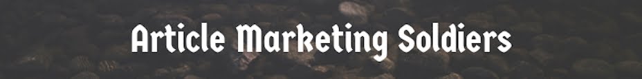 Article Marketing Soldiers