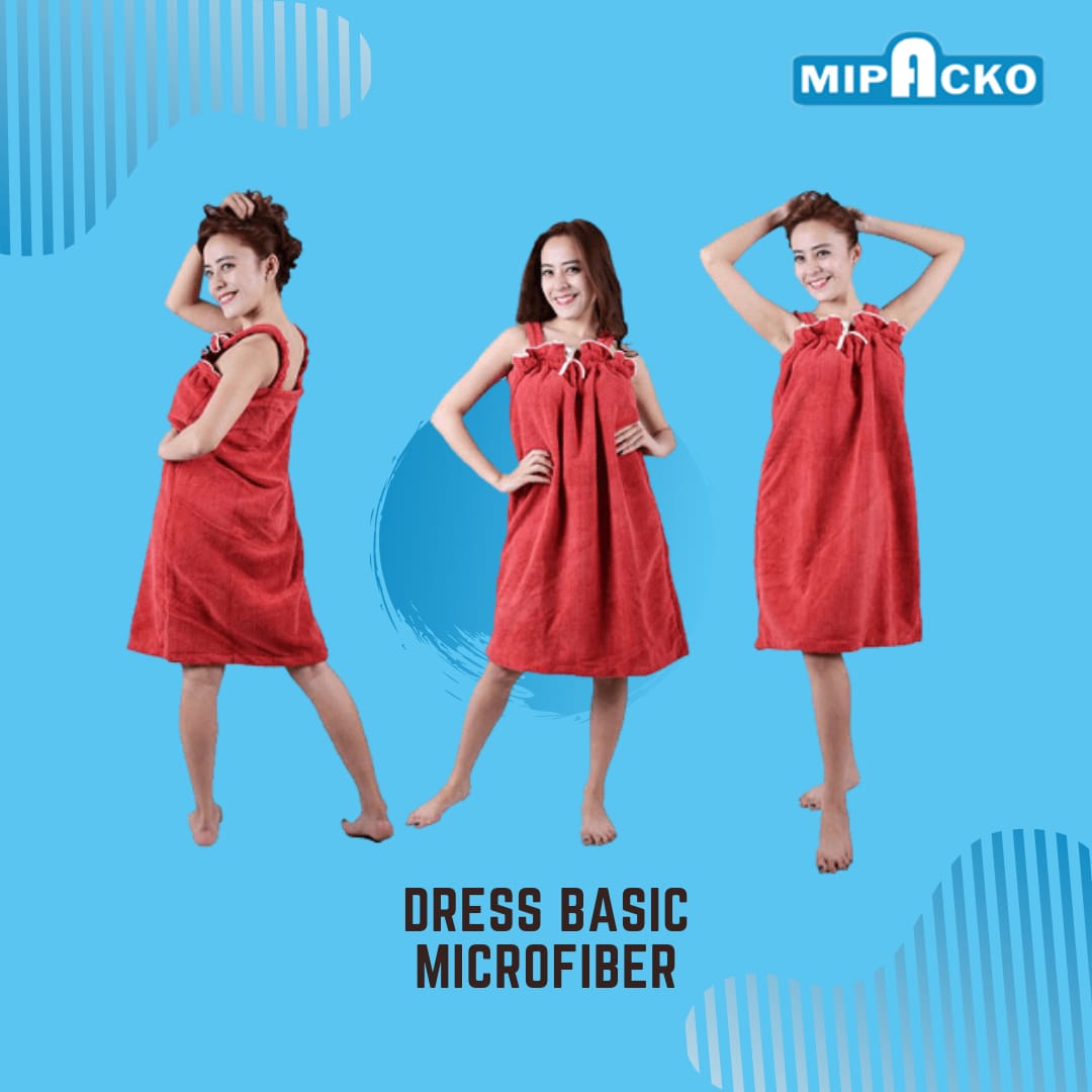 MIPACKO: Microfiber Dress Towel-Basic-Mipacko