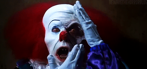 Image result for Creepy Clowns gif