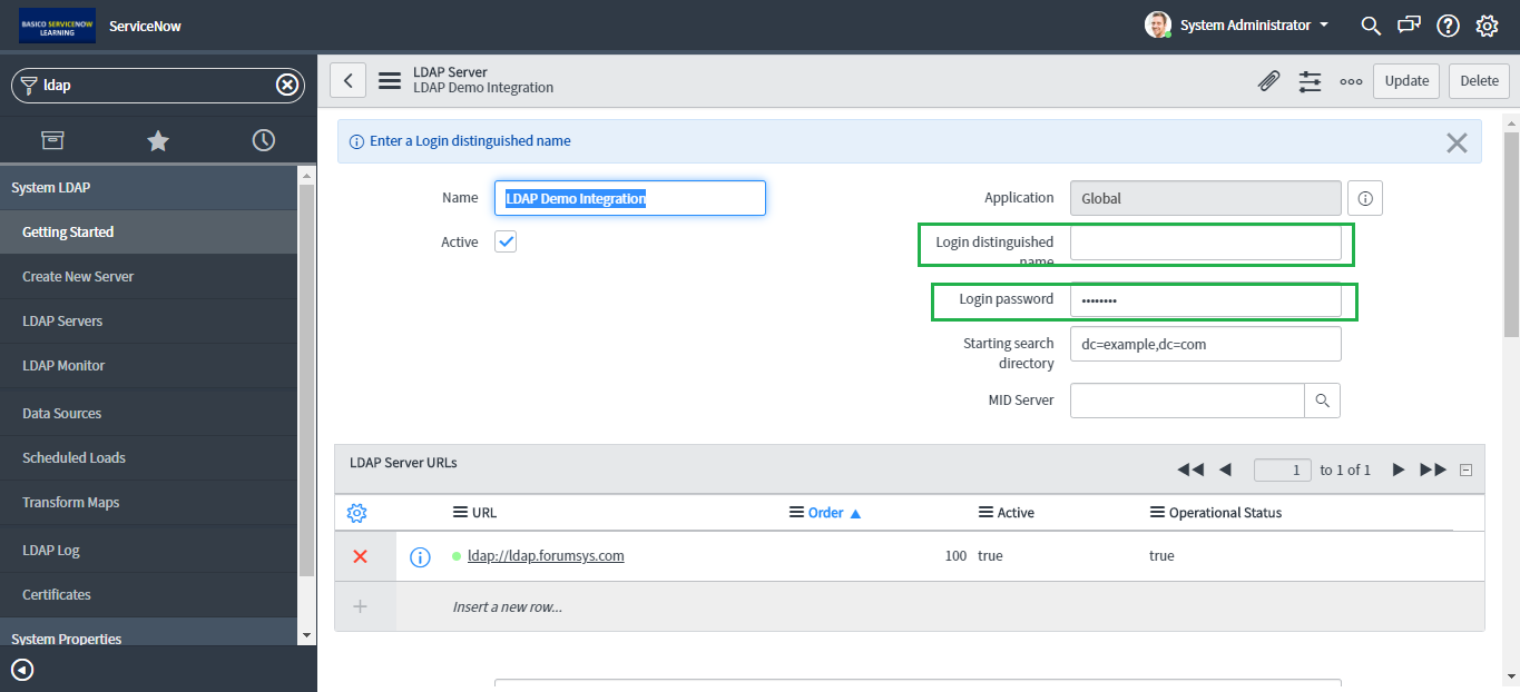 Integrating With The Servicenow User Interface