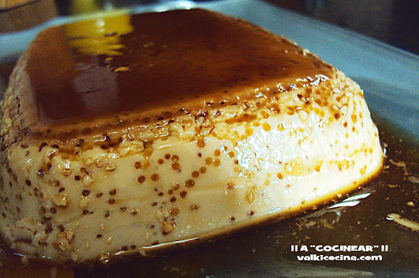 Flan de café y leche condensada