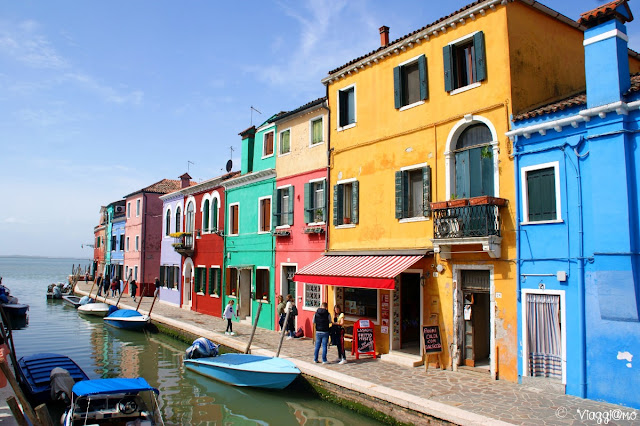 Gli splendidi colori delle case di Burano