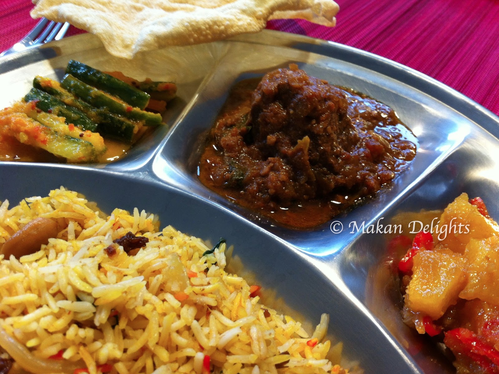 Makan Delights: Beef Biryani