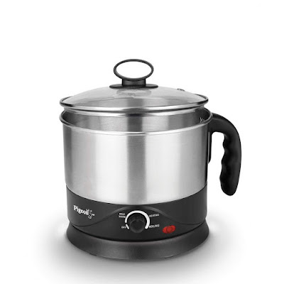 Pigeon by Stovekraft Kessel 1.2-Litre Multi-Purpose Kettle (Silver