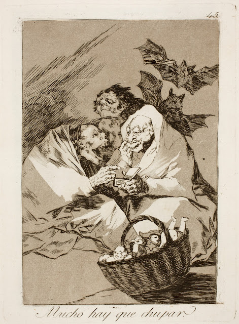 Mucho hay que chupar by Francisco Goya