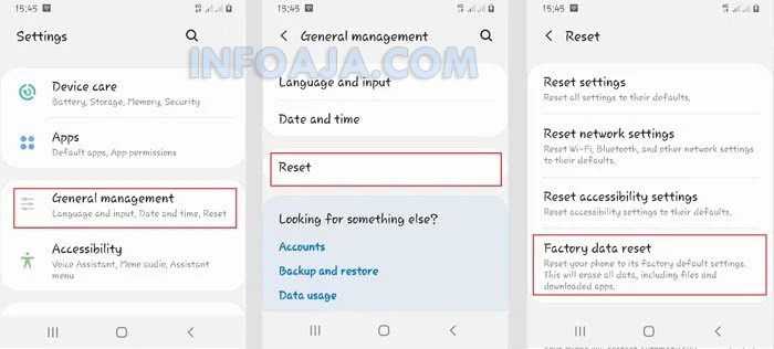 Cara Factory Reset dan Hard Reset Hp Samsung Galaxy A51