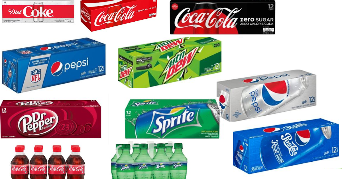 EXPIRED!! Soda Sale! Four 12 Packs Cans Only $8.88 or Four 8 Pack ...