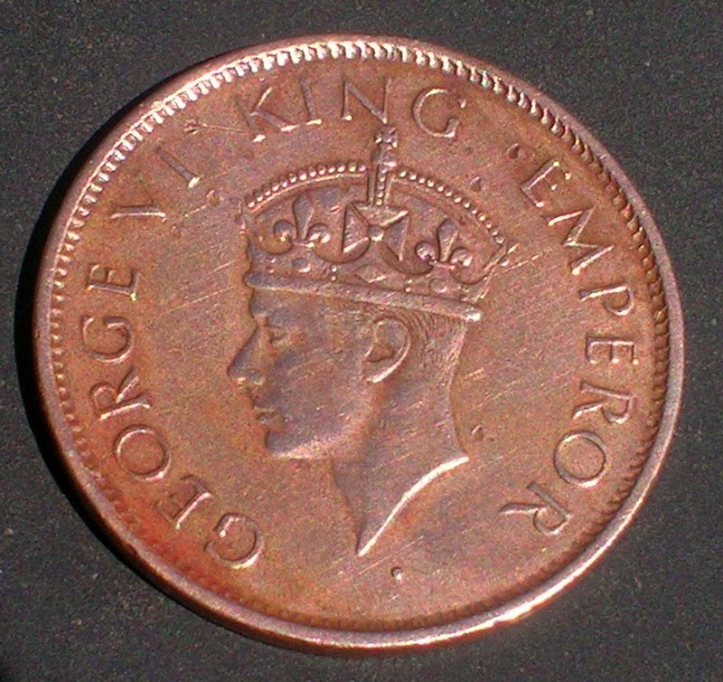 MY Rare old coins collection for sale VI ONE QUARTER ANNA of