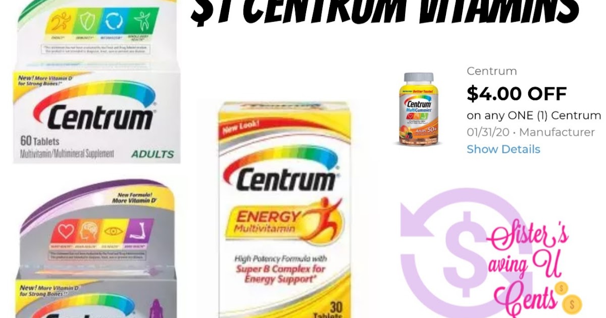 1 Centrum Vitamins At Dollar General