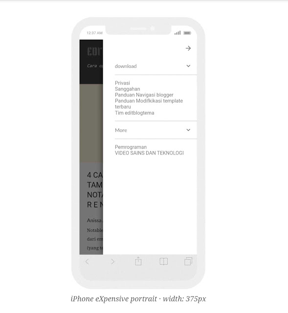 tampilan sidebar tampilan sidebar navigasi menu