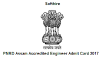 PNRD Assam Accredited Engineer Admit Card