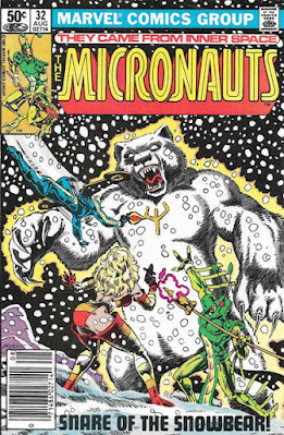 Micronauts #32, a big bear