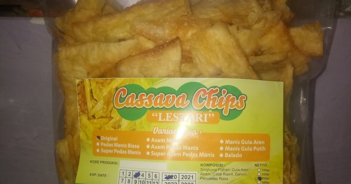Original Cassava Chips UD Lestari