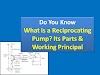 What is a Reciprocating Pump? Its Parts & Working Principal. Learn Here....!